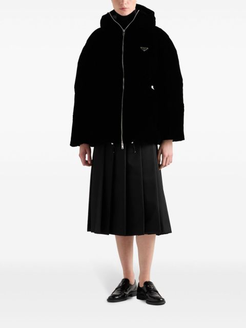 Prada Velvet down jacket - Black