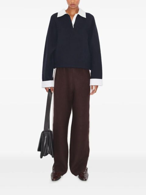 Tory Burch rugby polo top - Blue