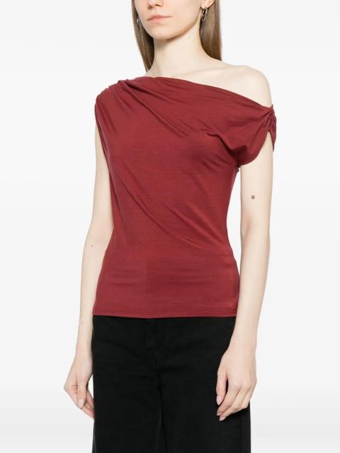 Reformation Belle knit top - Red