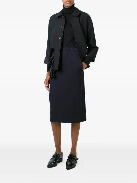 Comme Des Garçons bow-detail button-fastening jacket - Black - zdjęcie produktu nr 2