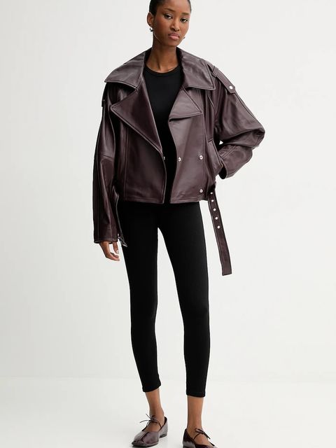 IRO kurtka skórzana WM137YURIA przejściowa YURIA