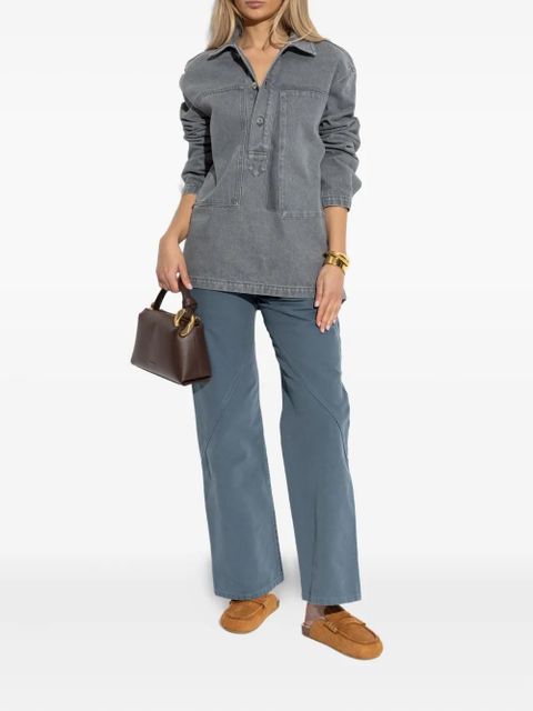 JW Anderson button-fastening patch-pocket shirt - Grey