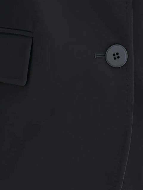 Max Mara Folgore button-fastening blazer - Black