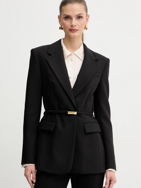 Marciano by Guess marynarka DALIA kolor czarny jednorzędowa gładka 5BGN00 7046A - zdjęcie produktu nr 1