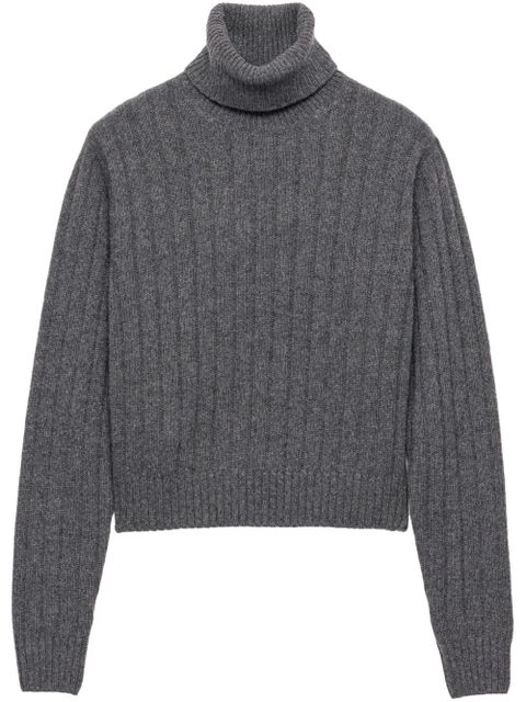 Prada cashmere turtleneck sweater - Grey - zdjęcie produktu nr 1
