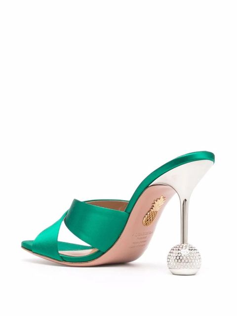 Aquazzura 95mm Yes Darling sandals - Green - zdjęcie produktu nr 2