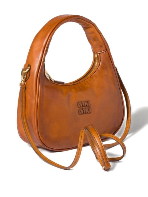 Miu Miu Wander detachable-stap bag - Brown