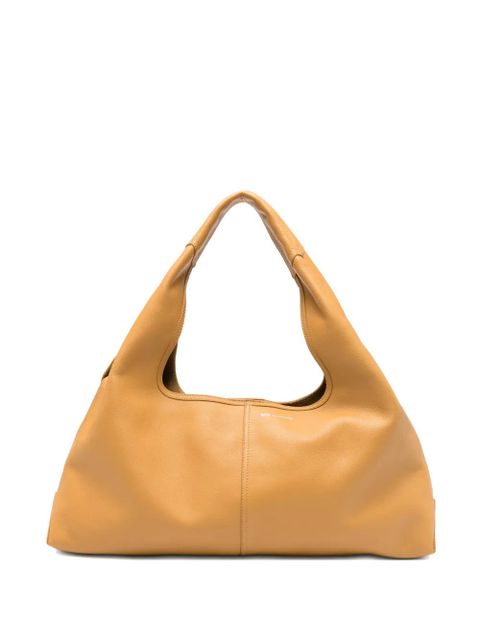 AMI Paris Etienne leather shoulder bag - Brown - zdjęcie produktu nr 1