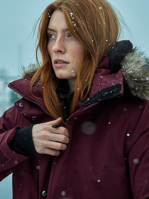 Didriksons kurtka ERNA kolor bordowy zimowa 505853