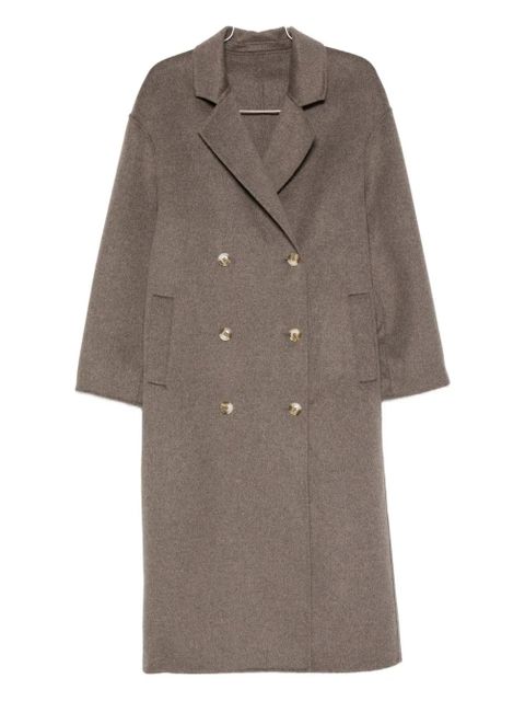 LouLou de Saison double-breasted wool-cashmere coat - Neutrals