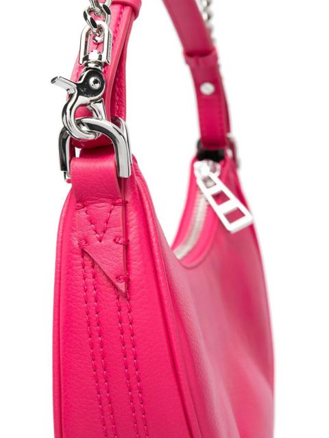 Zadig&Voltaire logo-plaque leather crossbody bag - Pink