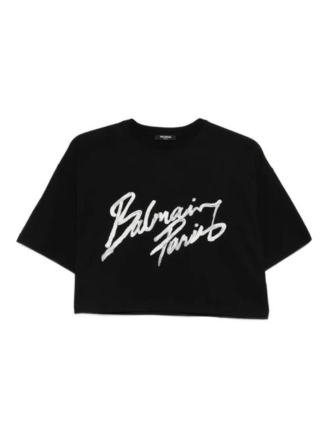 Balmain graphic-print t-shirt - Black - zdjęcie produktu nr 1