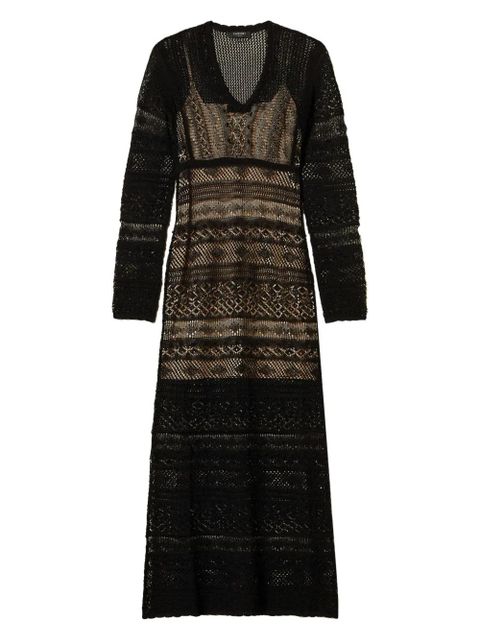 TWINSET knitted dress - Black - zdjęcie produktu nr 1