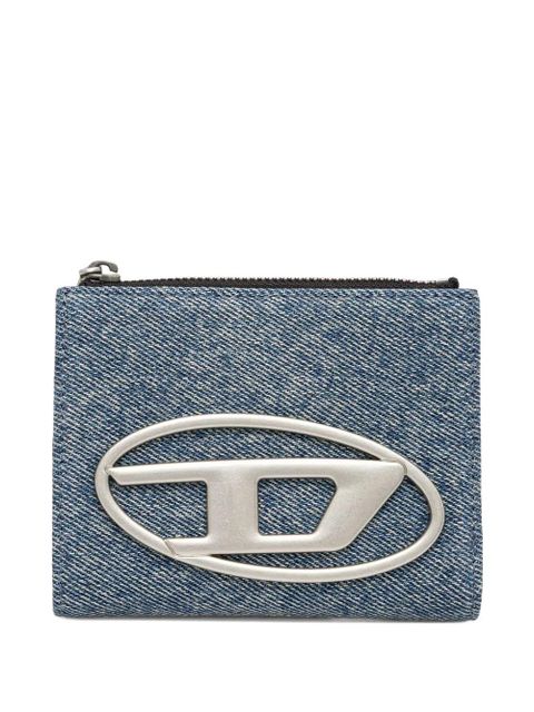 Diesel logo-plaque wallet - Blue - zdjęcie produktu nr 1