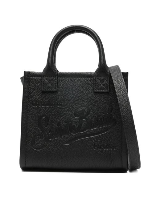MC2 Saint Barth mini Vanity debossed-logo tote bag - Black - zdjęcie produktu nr 1