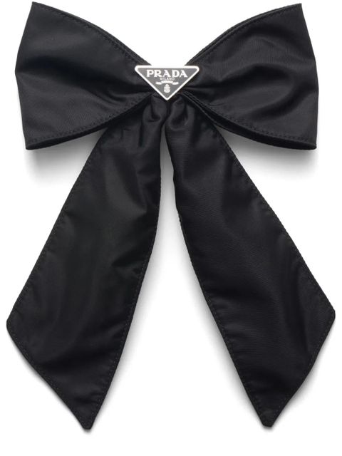 Prada Re-Nylon bow hair clip - Black - zdjęcie produktu nr 1