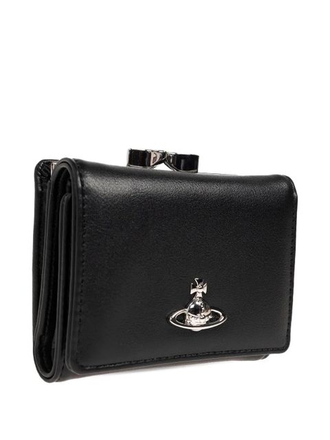 Vivienne Westwood orb clasp wallet - Black