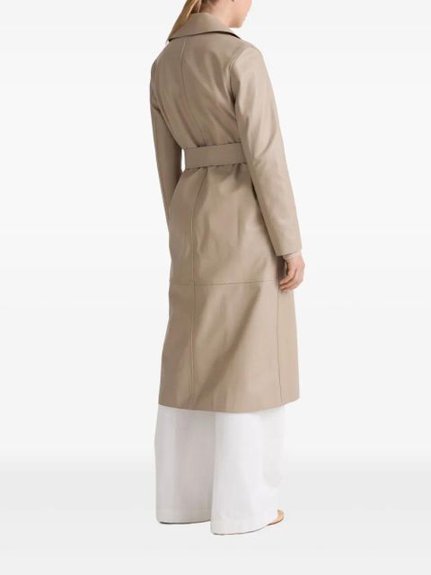 Yves Salomon leather trenchcoat - Neutrals