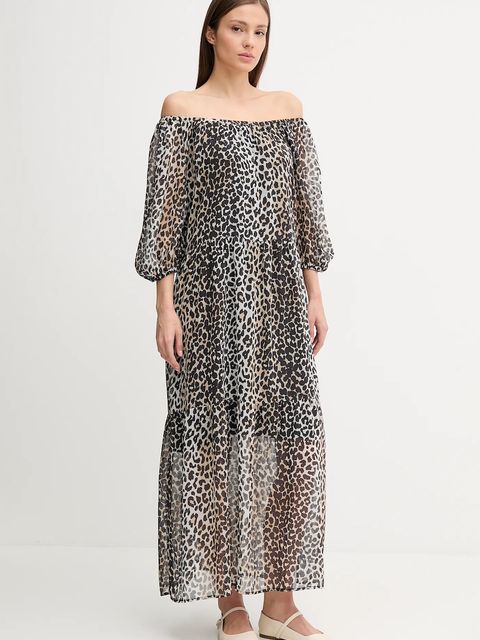 OUI sukienka kolor czarny maxi prosta 93829 - zdjęcie produktu nr 2