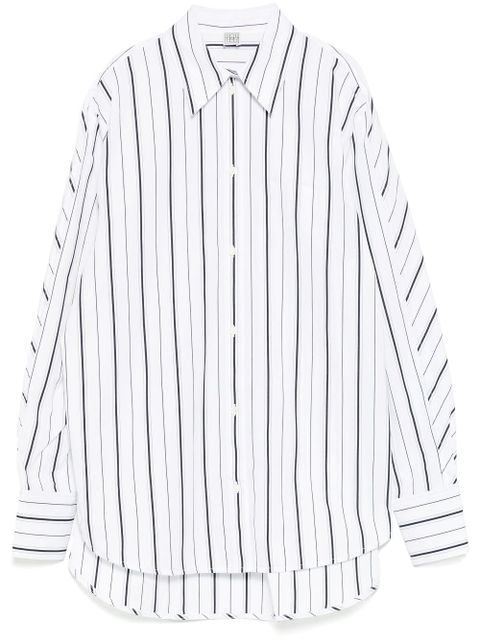 TOTEME striped shirt - White - zdjęcie produktu nr 1