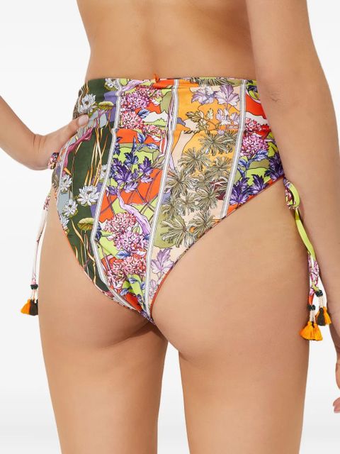 Agua By Agua Bendita Etta high-rise tassel bikini bottoms - Orange