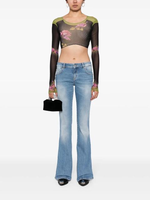 Blumarine low-rise bootcut jeans - Blue - zdjęcie produktu nr 2