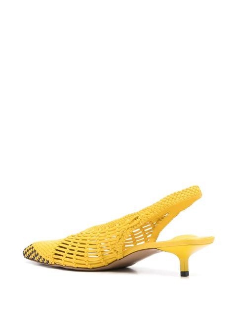 Jacquemus 30mm Les Cubisto Banane pumps - Yellow - zdjęcie produktu nr 2