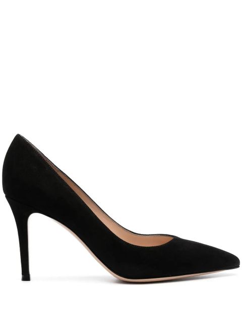 Gianvito Rossi Gianvito 85mm leather pumps - Black - zdjęcie produktu nr 2