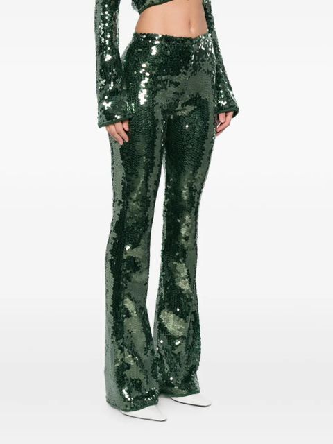 Oséree Marilyn sequin trousers - Green