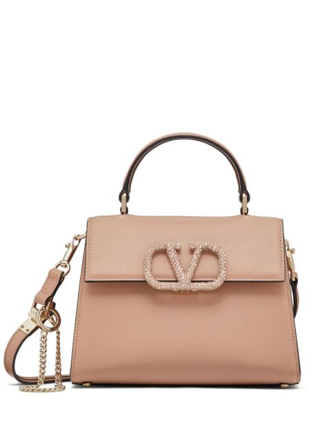Valentino Garavani small VSling embellished handbag - Neutrals - zdjęcie produktu nr 1