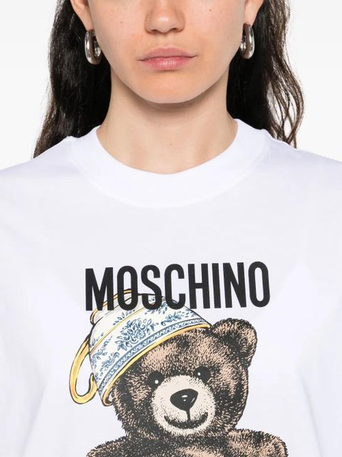 Moschino logo-print T-shirt - White