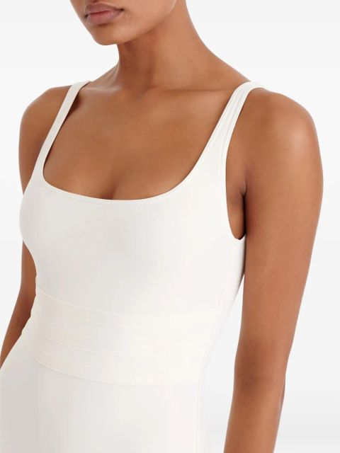 ERES Asia striped-panel swimsuit - White - zdjęcie produktu nr 2