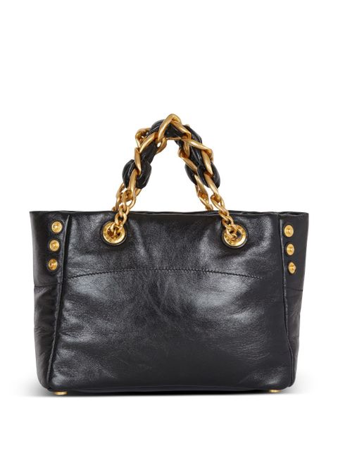 Balmain small 1945 Soft leather tote bag - Black