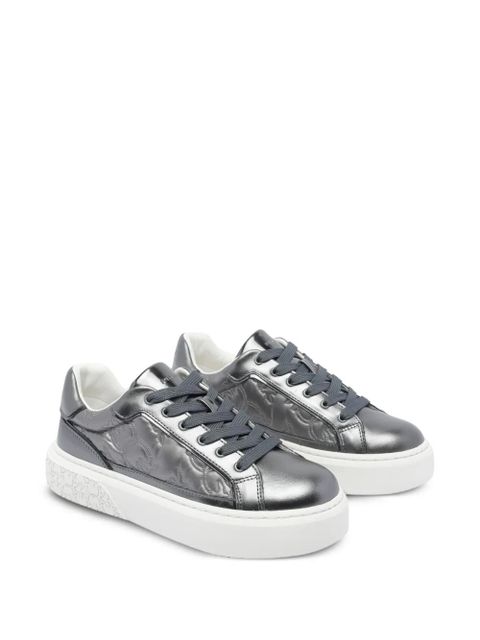PINKO metallic platform sneakers - Grey - zdjęcie produktu nr 2