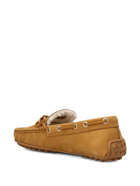 Tod's City Gommino nubuck loafers - Neutrals