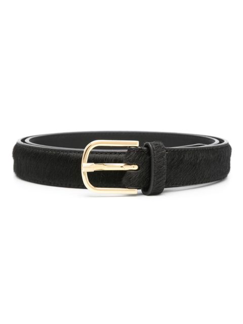 TOTEME brushed belt - Black - zdjęcie produktu nr 1