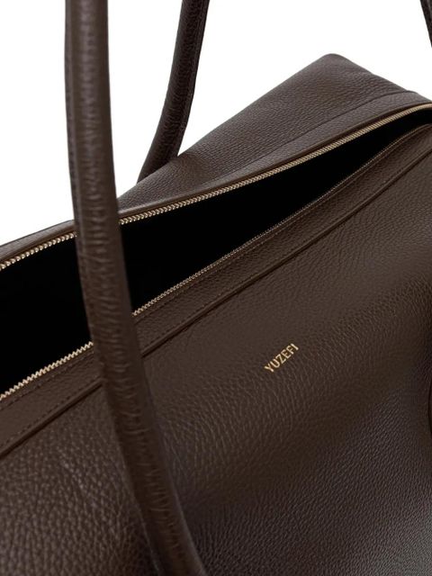 Yuzefi Brioche knotted shoulder bag - Brown