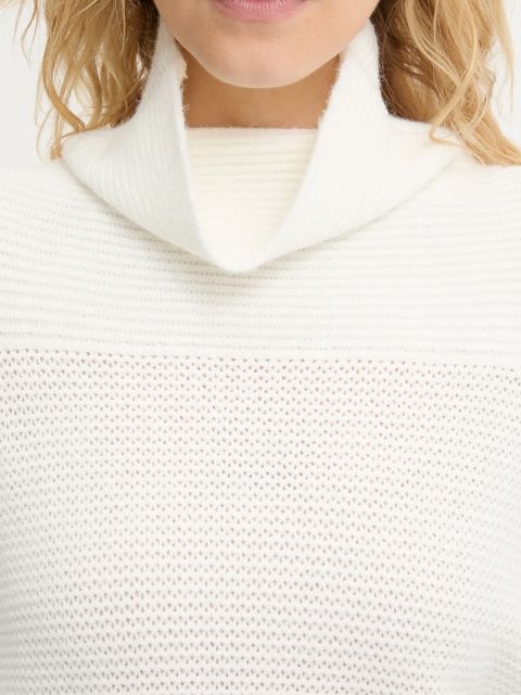 Answear.LAB sweter z kaszmirem damski kolor beżowy z golfem