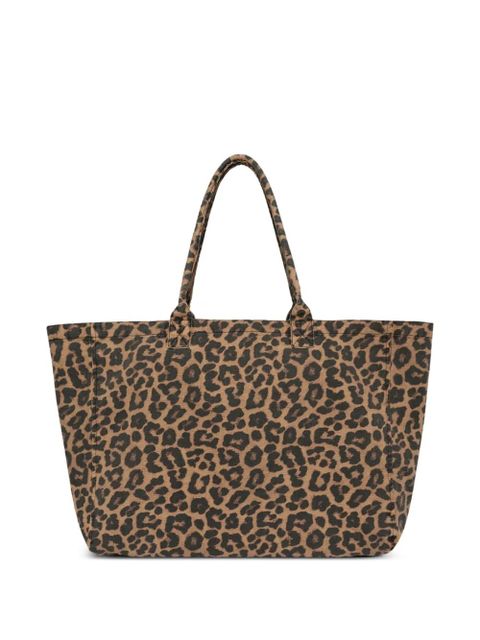 ANINE BING leopard-print tote bag - Brown - zdjęcie produktu nr 2