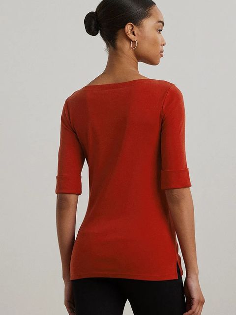 Lauren Ralph Lauren t-shirt damski kolor czerwony 200654963