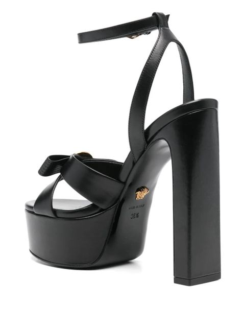Versace 140mm Gianni Ribbon sandals - Black - zdjęcie produktu nr 2