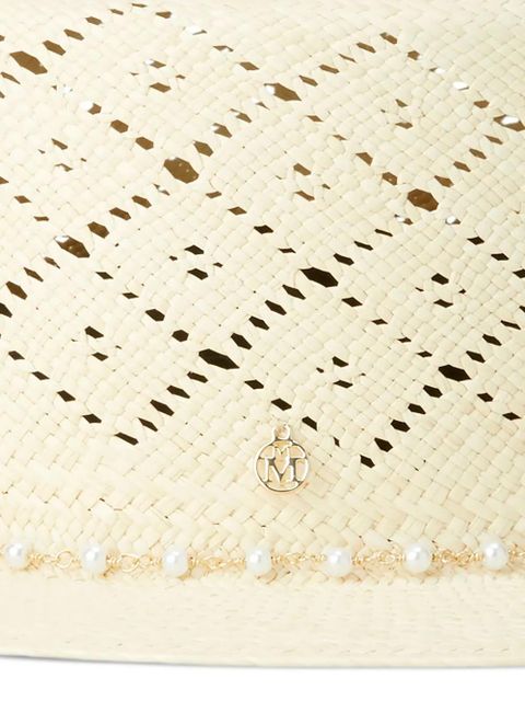 Maison Michel Kiki beaded hat - Neutrals - zdjęcie produktu nr 2