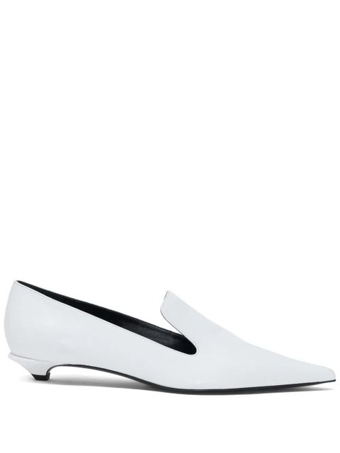 Proenza Schouler 20mm point-toe leather pumps - White - zdjęcie produktu nr 1