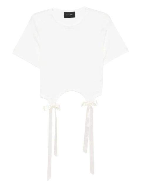 Simone Rocha lyocell T-shirt - White - zdjęcie produktu nr 1