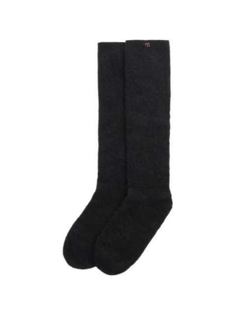 Valentino Garavani mohair socks - Black - zdjęcie produktu nr 1