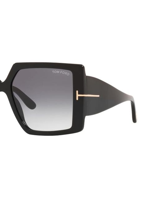 TOM FORD Eyewear oversize-frame gradient-lens sunglasses - Black