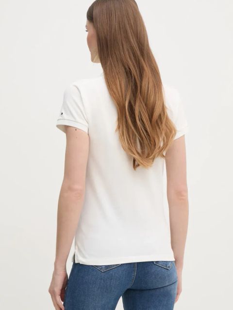 Tommy Hilfiger polo damski kolor biały WW0WW45429