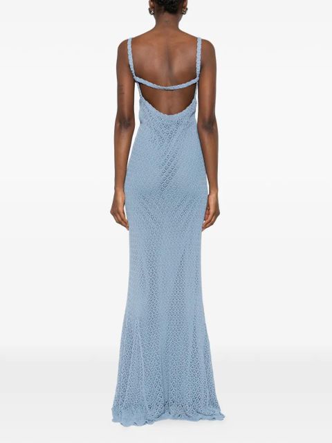 Blumarine lace dress - Blue