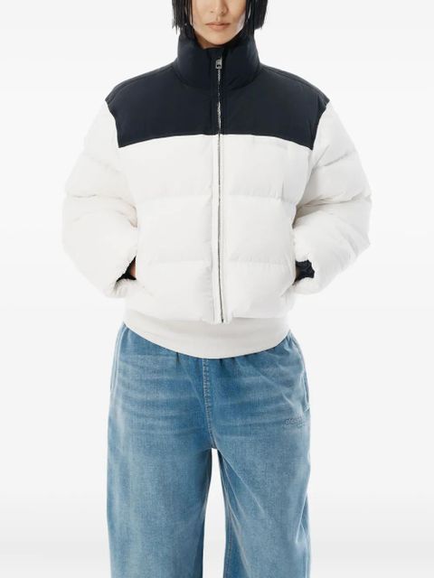 Alexander Wang cropped puffer jacket - White