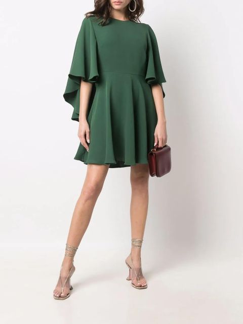 Valentino Garavani flared mini dress - Green - zdjęcie produktu nr 2